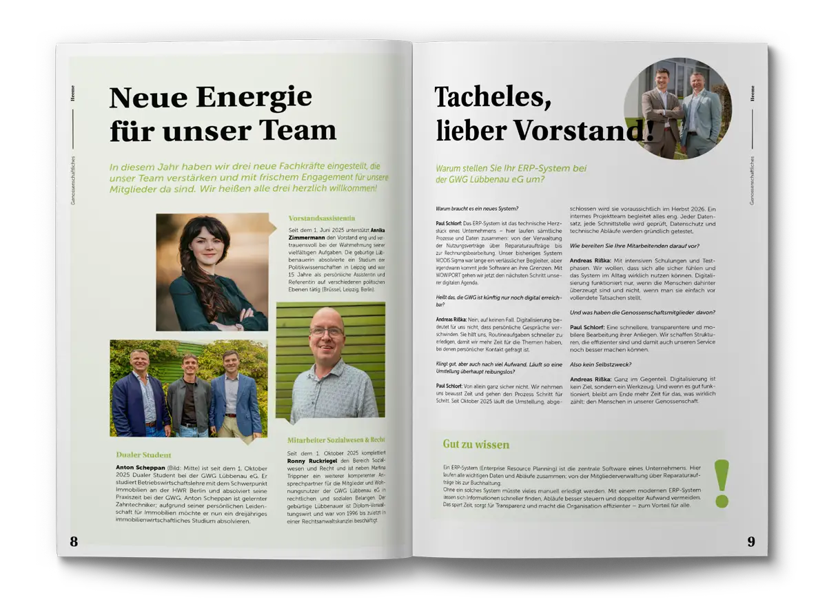 offene Magazinseite
